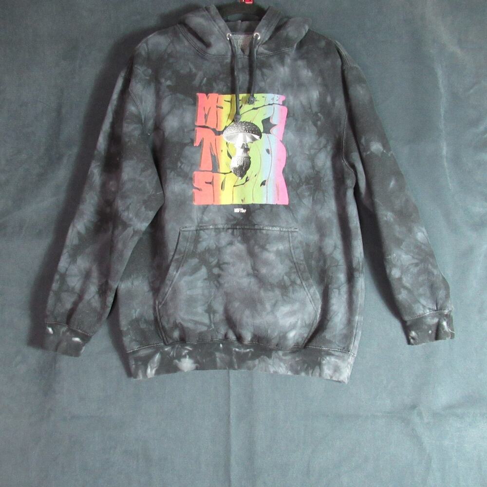 MSFTSrep "Trippy Summer" Hoodie XL Gray Jaden Smith Sweatshirt Hippie Skater